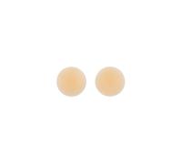 Bye Bra Cache-Tétons Non Adhésif, Cache-Tétons Rond, Cache-Tétons En Silicone, Réutilisable Jusqu'À 25 Fois, Beige, Taille Unique