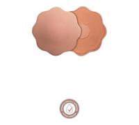 Cache-tétons en forme de fleurs m - Taille: M, Couleur: Beige