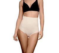 Bye Bra Culotte Rembourrée sans Couture, Taille Haute, Contrôle du Ventre, Mise en Forme du Corps, Cuisse Plus Mince, Beige, S M L (M, m)