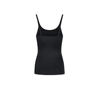 Bye Bra Débardeur Haut Sculptante, débardeur soutenant légèrement le ventre, caraco avec bretelles spaghetti ajustables, sous-vêtement affinant, beige et noir, S-XL (Noir, XXL)