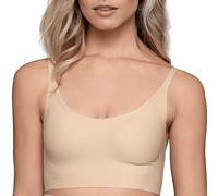 Bye Bra Haut De Soutien-Gorge Rond, Haut De Soutien-Gorge Invisible, Bon Maintien du Sein, sans Couture, Confortable, Haut De Soutien-Gorge pour Femme, 3 Couleurs, S-XXL