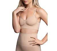 Bye Bra Haut Sculptante Soutien Gorge, Soutien-Gorge sans Couture,sous-vêtement Affinant, Beige et Noir, S-XXL