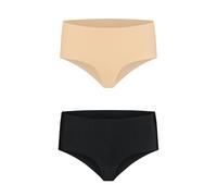 Bye Bra - Invisible High Brief Nude + Black S