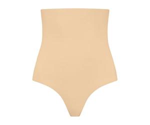 Bye Bra Invisible Thong, High Waist, Low Control, No Stitch, Cotton Gusset, Lightweight, 3 Colors, S-XXL