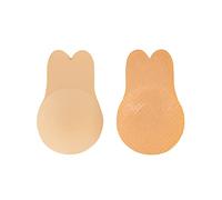 Bye Bra Remonte-Seins Rabbit Soutien-Gorge liftant, Couvre-tétons adhésifs pour Un Effet liftant, Bonnets de Soutien-Gorge liftant, sans Bretelles et Dos Nu, Beige
