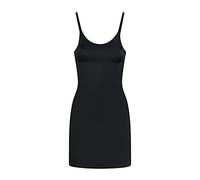 Bye Bra Robe Sculptante, Amincissante et Gainante, soutenant légèrement Le Ventre, sous-vêtement sans Coutures, Robe Caraco Moulante avec Bretelles Ajustables, 3 Couleurs,M,Noir