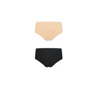 Bye Bra - Invisible High Brief Nude + Black S