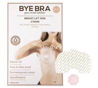 Bye Bra - soutien-gorge adhésif invisible D-F - rose - 6 pièces