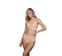 Bye Bra String gainant à la taille, sous-vêtements gainants, micro recyclé, contrôle du ventre, S-XXL, beige/noir, beige, S