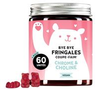 Bye Bye Fringales Coupe-Faim - Avec du Chrome et de la Choline - Pour maintenir une glycémie normale - 60 unités (1 mois) - Sans Sucres Ajoutés, Vegan - Bears with Benefits