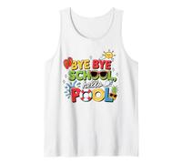 Bye Bye School Hello Pool Shirt Enfants Dernier Jour d’école Débardeur