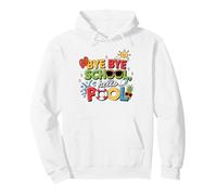 Bye Bye School Hello Pool Shirt Enfants Dernier Jour d’école Sweat à Capuche