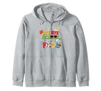 Bye Bye School Hello Pool Shirt Enfants Dernier Jour d’école Sweat à Capuche