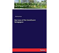 Bye Laws Of The Constituent Synagogues