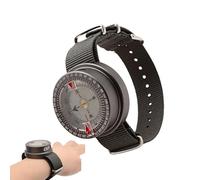 Byeaon Boussole De Bracelet-Montre | Sangle Poignet Légère Lumineuse Et Imperméable,Aide à l'Orientation Lumineuse,pour La Navigation À Voile Bateau Activités en Plein Air Randonnée Pédestre Camping