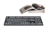 Byeaon Capent Clavier de Transmission de lumière PBT, Keycaps Backlit Set (20x18x3cm), Clavier mécanique, kit de Remplacement Durable, pour Les banderoles, dactylographie, Utilisation du collecteur