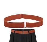 Byeaon Ceinture extensible pour femme - Ceinture élastique sûre et confortable pour pull | Port sans effort pour pull, pantalon, jeans, robes, marron, Refer to description