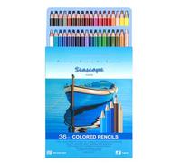 Byeaon Ensemble De Crayons De Couleur, Kit D'art D'esquisse, Crayons À Dessin, 24x18x5cm, Plomb Résistant À La Pause, Boîte Légère, Boîte Conviviale Pour L'ombrage, Le Mélange, La Journalisation