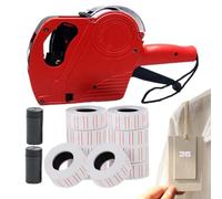 Byeaon Machine de prix portable | Outil d'étiquetage de détail | Étiqueteuse de fabricant de code | Outil de tarification multifonction | Dispositif de prix de supermarché | Étiqueteuse portable pour