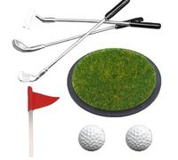 Byeaon Mini Golf de Bureau à Poser sur Table - Jouet De Bureau Green De Putting | Mini Ensemble de Golf | pour Les Golfeurs et Leurs Collègues Hommes Entraînement Intérieur sur la Table de