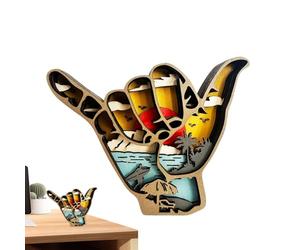 Byeaon Modern Finger Sculpture | Finger Gesture Decor | Sculpture Craft | Home Accent Sculpture | Finger Sculpture Decor | Modern Finger Sculpture Home, Cafe, Restaurant, Kitchen