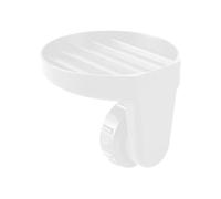 Byeaon Porte-gobelet pour détergent, design anti-fuite, 7,5 cm, porte-savon à linge, couvercle de vidange avec plateau d'égouttement, ajustement universel, pour camping-car, chambre, douche, balcon