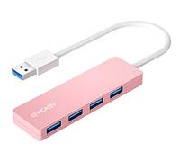 BYEASY Hub USB, répartiteur USB pour Ordinateur Portable, hub USB 3.0, multiport USB, Transfert de données Rapide, hub USB 4 Ports Compatible avec PC Windows, Mac, imprimante, Disque Dur Mobile