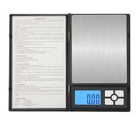 byepica Balance numérique de précision de 0,01 g, capacité de poche 500 g/2000 g, idéale pour les bijoux et la cuisine, l'affichage LCD, la forme d'un ordinateur portable