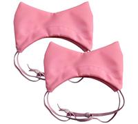 byepica Lot de 2 bonnets de douche pour chat et chien - Avec protection auditive - Réglable et étanche - Pour animaux de compagnie de petite et moyenne taille