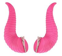 byepica Lot de 2 pinces à cheveux en corne de diable pour Halloween, cosplay, costume