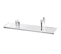 byepica Support de couteaux rectangulaire en acrylique transparent ou noir pour couteaux militaires, de cuisine et de collection