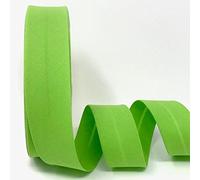 Byetsa Biais en polycoton Vert grenouille 30 mm Rouleau de 25 m