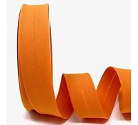 Byetsa Biais orange en polycoton 30 mm sur un rouleau de 25 m