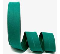 Byetsa Vert forêt 30 mm Polycoton Biais sur un rouleau de 25 m