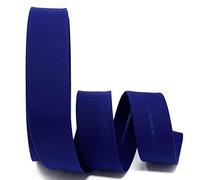 Byetsa Windsor Bleu 30 mm Polycoton Biais sur un rouleau de 25 m