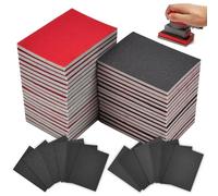 Byfoyif 36 Pcs Éponges à Poncer en Mousse, Éponge Abrasive Polissage 100x70x5 mm, Éponge de Ponçage Grain Lavable 180/240/320/400/600/800/1000/1200/1500/2000/2500/3000, pour Bois Plâtre Peinture Métal