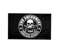 BYFRI Liberté Ou La Mort 2e Amendement USA Punisher Skull Rifles 1789 Drapeau 3x5feet Ft