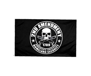 BYFRI Liberté Ou La Mort 2e Amendement USA Punisher Skull Rifles 1789 Drapeau 3x5feet Ft