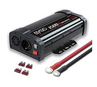 BYGD 1500W/3000W Convertisseur, 12V 220V 230V Onduleur de Voiture, Transformateur, Convertisseur de Tension avec 1 AC Prise et 2 Ports USB pour Ipad, Iphone, Tablette etc.