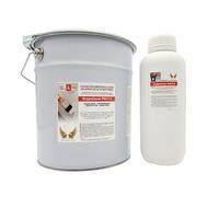 BYGRYPS GrypsCover POLY-S Blanc 9003, 5Kg Peinture Polyuréthane Bi-composant, Protection pour Coques, Métaux et Sols, Résistante à l'Usure et aux Agents Chimiques, Adhérence Élevée