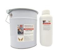 BYGRYPS GrypsCover POLY-S Gris clair 7035, 5 kg Peinture polyuréthane bi-composante, protection pour coque, métaux et sols, résistant à l'usure et agents chimiques, haute adhérence