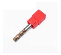 BYINGS Fraise en carbure HRC55 1 2 4 5 6 8 10 12 mm 4 cannelures Fraise Revêtement en alliage Tungstène Acier Outil de coupe Fraises en bout d'usinage CNC