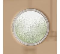 BYJSJY Fenêtre Ronde avec Cadre en Aluminium Et Verre Trempé,Fenêtre À Battant Pivotante À 360°,Fenêtre D'aération,Fenêtre Coulissante pour Salle De Bain,Chambre,Salon,Cave(White,100cm/39.4in)