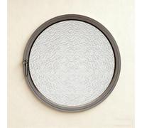 BYJSJY Fenêtre Ronde De Cave,Rotatives,Cadres De Fenêtres,Fenêtre Coulissante avec Poignées,pour Grenier,Cuisine,Salle De Bain(Black2,60cm/23.6in)