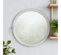 BYJSJY Fenêtre Ronde De Cave,Rotatives,Cadres De Fenêtres,Fenêtre Coulissante avec Poignées,pour Grenier,Cuisine,Salle De Bain(White2,90cm/35.4in)