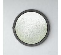 BYJSJY Fenêtre Ronde Moderne à Rotation Centrale,Cadre Aluminium et Verre Trempé 0,5 cm,Fenêtre De Cave,Ventilation Ajustable et Esthétique Contemporaine,Cadres De Fenêtres(Black2,70cm/27.5in)