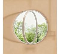 BYJSJY Ronde Fenêtre De Cave,Cadres De Fenêtres,Fenêtre Circulaire Rotative en Verre,Fenêtre Décorative en Verre Hublot for Grenier,Chambre À Coucher Cuisine(White2,90cm/35.4in)