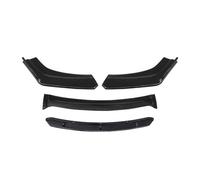 BYKXQJIK Becquets Avant pour Ford Puma St 2020-2023,Front Pare Chocs Splitter Lip Becquet DéFlecteur Jupe Lame Diffuseur Aileron Bas Caisse Avant,A-Black