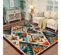 BYLEEHOMED Tapis d’Espace à géométrie Abstraite de la Chambre de 120x180 cm Tapis Doux antidérapants et résistants aux Taches pour Salle à Manger décoration de Bureau et dortoir