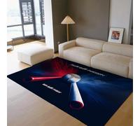 BYLEEHOMED Tapis de Baseball pour Chambre d’Adolescent Tapis de Sport antidérapants Modernes Citations inspirantes Moquette pour Salle de Jeu Salon Décoration de Baseball 200x300cm